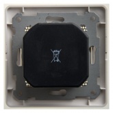 Термостат электронный теплого пола SE Glossa с датчиком +5 +50C 10A в сборе, перламутр