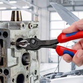 Клещи TwinGrip клещи с фронтальным и боковым захватами зев 4-22 мм, длина 200 мм, 2-комп ручки