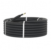 Гофра ПНД DKC 16мм черная с кабелем ВВГнг(А)-LS 3х2,5 РЭК ГОСТ (50м)