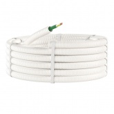 Гофра ПЛЛ DKC 25мм без галогенов белая с кабелем ППГнг(А)-FRHF 3x2,5 РЭК ГОСТ (50м)