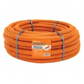 Труба гофрированная ПНД TDM 16мм оранжевая с кабелем ВВГ-Пнг(А)-LS 3х1,5ок(N,PE) РЭМЗ ГОСТ 50м (гофра для кабеля)