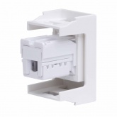 Розетка телефонная DKC Viva RJ-12 6P6C 1 модуль белая