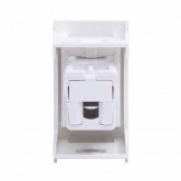 Розетка телефонная DKC Viva RJ-12 6P6C 1 модуль белая