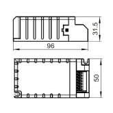 ЭПРА для металлогалогенных ламп 35W Vossloh Schwabe EHXc 35G.327 B