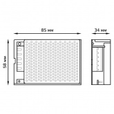 Блок питания для светодиодной ленты Gauss LED Strip PS 30W 12V IP20