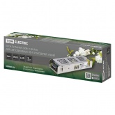 Блок питания TDM 200W 12V IP20 для светодиодных лент и модулей DC узкий металлический корпус
