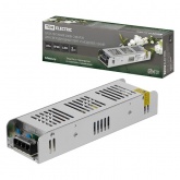Блок питания TDM 200W 24V IP20 для светодиодных лент и модулей, узкий металлический корпус