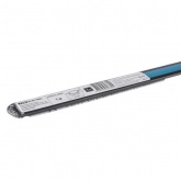 Алюминиевый профиль TDM встраиваемый черный 2206 (1 м), матовый рассеиватель, 2 заглушки, 2 крепежа