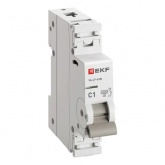 Автоматический выключатель EKF PROxima ВА 47-63N 1А 1P C 4,5кА (автомат электрический)