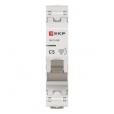 Автоматический выключатель EKF PROxima ВА 47-63N 5А 1P C 4,5кА (автомат электрический)