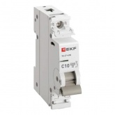 Автоматический выключатель EKF PROxima ВА 47-63N 10А 1P C 4,5кА (автомат электрический)
