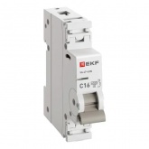 Автоматический выключатель EKF PROxima ВА 47-63N 16А 1P C 4,5кА (автомат электрический)