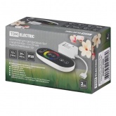 Контроллер для светодиодных лент и модулей TDM RGB-RF 216W 12V 18A IP20, 3 канала, сенсорный пульт
