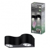 Светильник светодиодный уличный настенный TDM Дуэт 4x3W 3000K L200mm алюминий/черный вверх/вниз IP65