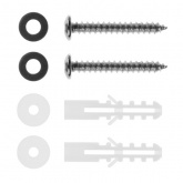 Светильник светодиодный уличный настенный Кватро 2x3W 4000K H100mm алюминий/белый вверх/вниз IP65