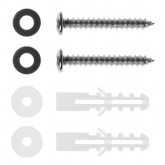 Светильник светодиодный уличный настенный Кватро 2x3W 4000K H100mm алюминий/серый вверх/вниз IP65