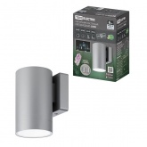 Светильник светодиодный уличный настенный TDM Соло 6W 4000K H160mm алюминий/серый IP65