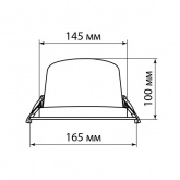 Светильник светодиодный Downlight TDM LED DCL-01-030 30W 4000K IP20 прозрачный рассеиватель
