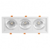 Светодиодный светильник карданный TDM Фокус-1 LED CSL-01-3x11-NW 33W 4000K 35° IP20 встраиваемый