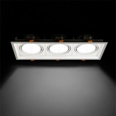 Светодиодный светильник карданный TDM Фокус-1 LED CSL-01-3x11-NW 33W 4000K 35° IP20 встраиваемый