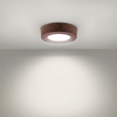 Светильник светодиодный TDM накладной круг Даунлайт СПО 6 Вт 4200K (венге) 120х32мм