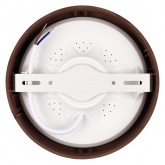 Светильник светодиодный TDM накладной круг Даунлайт СПО 12 Вт 4200K (венге) 170х32мм