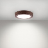 Светильник светодиодный TDM накладной круг Даунлайт СПО 12 Вт 4200K (венге) 170х32мм