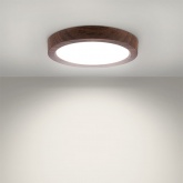 Светильник светодиодный TDM накладной круг Даунлайт СПО 18 Вт  4200K (венге) 225х32мм