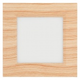 Светильник светодиодный TDM накладной квадрат Даунлайт СПО 6 Вт 4200K (сосна) 120х120х32мм