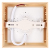 Светильник светодиодный TDM накладной квадрат Даунлайт СПО 6 Вт 4200K (сосна) 120х120х32мм