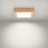 Светильник светодиодный TDM накладной квадрат Даунлайт СПО 12 Вт 4200K (сосна) 170х170х32мм