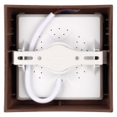 Светильник светодиодный TDM накладной квадрат Даунлайт СПО 6 Вт 4200K (венге) 120х120х32мм