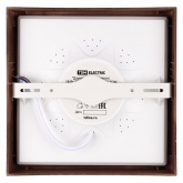 Светильник светодиодный TDM накладной квадрат Даунлайт СПО 18 Вт 4200K (венге) 225х225х32мм