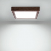 Светильник светодиодный TDM накладной квадрат Даунлайт СПО 18 Вт 4200K (венге) 225х225х32мм