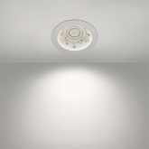 Светильник встраиваемый TDM LED Деко 03 10W 4000K круглый, золото/белый IP44 d155/D170x42mm