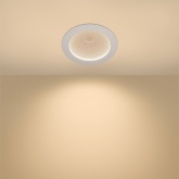 Светильник встраиваемый TDM LED Деко 05 10W 3000K круглый, белый IP44 d155/D170x42mm