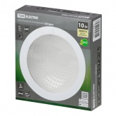 Светильник встраиваемый TDM LED Деко 05 10W 3000K круглый, белый IP44 d155/D170x42mm