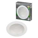 Светильник встраиваемый TDM LED Деко 05 10W 3000K круглый, белый IP44 d155/D170x42mm