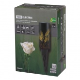 Светильник садовый на солнечной батарее TDM СС Колосок сталь 6x27 см IP44 (Упаковка 2 шт)