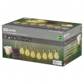 Гирлянда TDM на солнечной батарее ССГ-110 Лампы 1,3 м, 60 LED теплый белый IP44