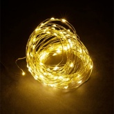Гирлянда TDM на солнечной батарее CCГ-112 Роса 10 м, 100 LED теплый белый IP54