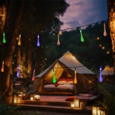 Гирлянда TDM на солнечной батарее ССГ-148 Капли 2.7 м, 20 LED многоцветный IP54