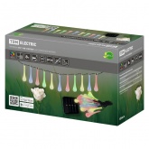 Гирлянда TDM на солнечной батарее ССГ-148 Капли 2.7 м, 20 LED многоцветный IP54