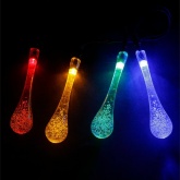 Гирлянда TDM на солнечной батарее ССГ-148 Капли 2.7 м, 20 LED многоцветный IP54