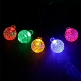 Гирлянда TDM на солнечной батарее ССГ-154 Шарики 2.7 м, 20 LED многоцветный IP54
