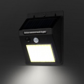 Светильник фасадный TDM Феникс 1 на солнечной батарее 1W IP65 с датчиком движения, черный, пластик