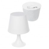 Светильник настольный TDM ФНБ 0001 ГЛОУ под лампу max 15W E14 белый