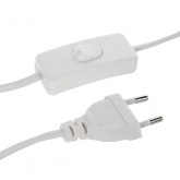 Светильник настольный TDM ФНБ 0001 ГЛОУ под лампу max 15W E14 белый