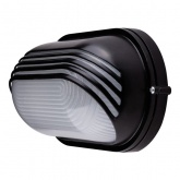 Светильник TDM НПБ1207 черный/овал ресничка 100Вт IP54
