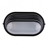 Светильник TDM НПБ1207 черный/овал ресничка 100Вт IP54